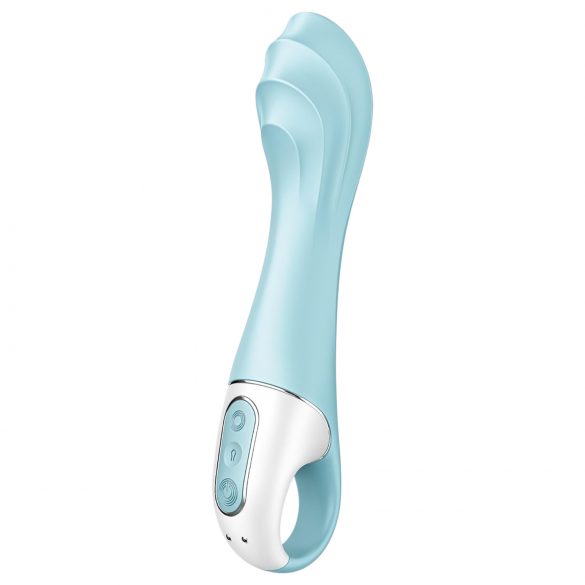 Satisfyer Air Pump Vibrator 5 - vibromasseur intelligent gonflable (bleu)