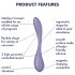 Satisfyer Flex-G 5 - Vibrateur intelligent pour point G (violet)