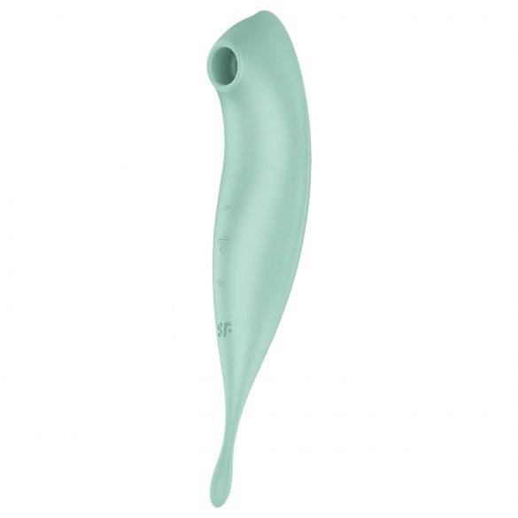 Satisfyer Twirling Pro - vibromasseur intelligent 2 en 1 pour clitoris (menthe)