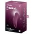 Satisfyer Pocket Pro 1 - stimulateur clitoridien à ondes de pression rechargeable (violet)