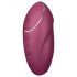 Satisfyer Tap & Climax 1 - Vibromasseur et stimulateur clitoridien 2 en 1 (rouge)