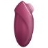 Satisfyer Tap & Climax 1 - Vibromasseur et stimulateur clitoridien 2 en 1 (rouge)