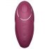 Satisfyer Tap & Climax 1 - Vibromasseur et stimulateur clitoridien 2 en 1 (rouge)