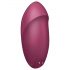 Satisfyer Tap & Climax 1 - Vibromasseur et stimulateur clitoridien 2 en 1 (rouge)