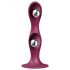 Satisfyer Double Ball-R - godemichet lesté avec ventouse (rouge)