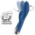 Satisfyer Spinning Rabbit 1 - vibromasseur avec bras rotatif pour clitoris (bleu)