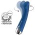 Satisfyer Spinning G-Spot 1 - vibromasseur point G à tête rotative (bleu)