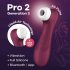 Satisfyer Pro 2 Gen3 - stimulateur clitoridien smart à ondes d'air (rouge)