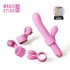 Baguette Magique - Vibromasseur avec Bras Clitoridien Interchangeable (rose)