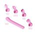 Baguette Magique - Vibromasseur avec Bras Clitoridien Interchangeable (rose)