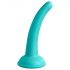 Dillio Curieux Cinq - gode en silicone (15 cm) - turquoise