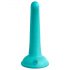 Dillio Curieux Cinq - gode en silicone (15 cm) - turquoise