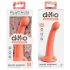 Explorateur Secret Dillio - godemichet gland (17 cm) - orange