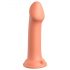 Dillio Big Hero - Godemichet en silicone avec ventouse (17cm) - orange