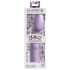 Dillio Super Eight - gode ceinture ventouse en silicone (21 cm) - violet