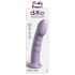 Dillio Super Eight - gode ceinture ventouse en silicone (21 cm) - violet