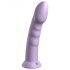 Dillio Super Eight - gode ceinture ventouse en silicone (21 cm) - violet