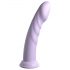 Dillio Super Eight - gode ceinture ventouse en silicone (21 cm) - violet