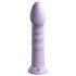 Dillio Super Eight - gode ceinture ventouse en silicone (21 cm) - violet