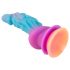 Beasty Cocks - gode extraterrestre en silicone (bleu-orange)