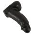 Realistixxx Real Giant - godemichet avec testicules - 22 cm (noir)