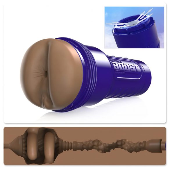 Fleshlight Boost Blast - masturbateur réaliste en forme de fesses (brun)