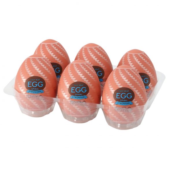 TENGA Egg Spiral Stronger - œuf de masturbation (6 pièces)