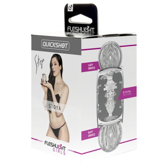 Fleshlight Quickshot Stoya - masturbateur de voyage (transparent)