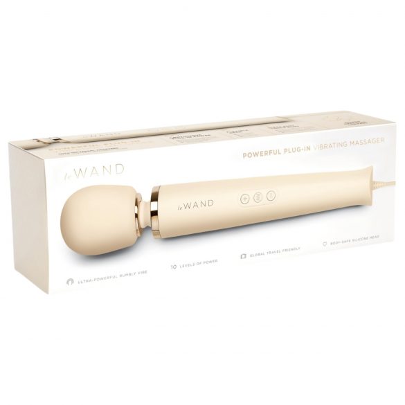 le Wand - masseur vibrant exclusif avec fil (beige)