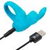 Anneau Vibrant Rechargeable Happyrabbit (Bleu)