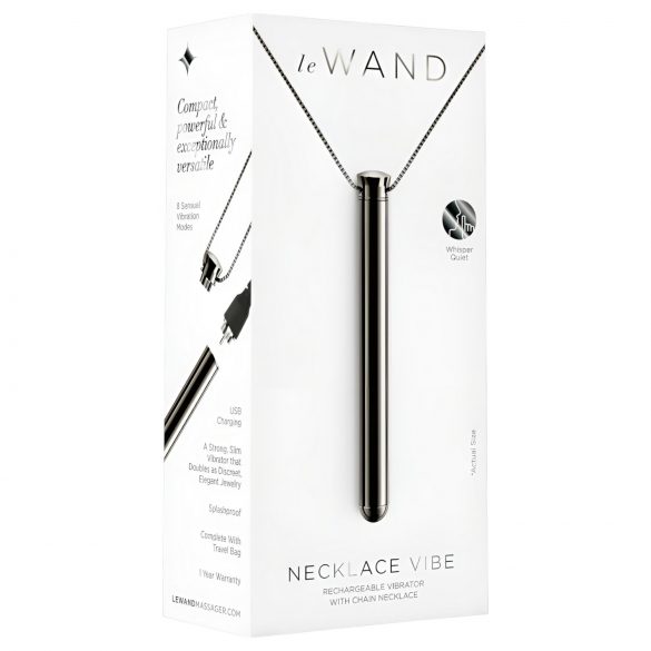 le Wand - collier vibrant de luxe - (noir)