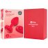 b-vibe heart - Vibromasseur anal télécommandé rechargeable (rouge)