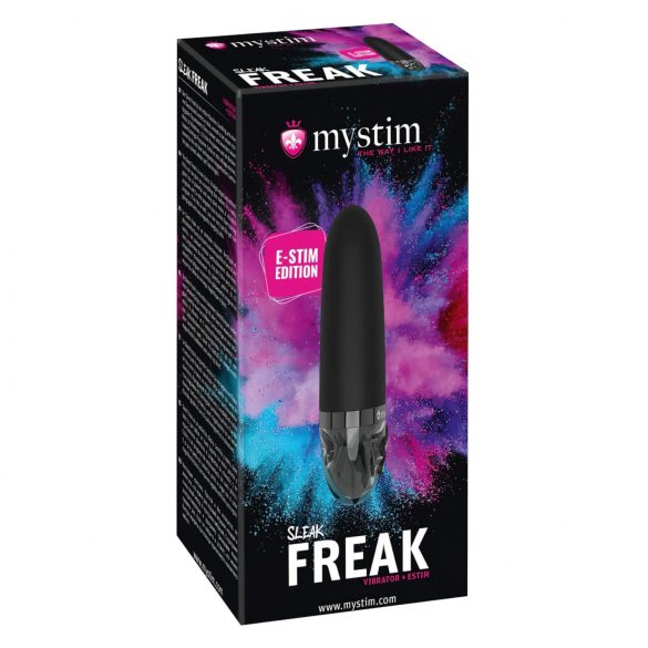 Mystim Sleak Freak E-Stim - vibromasseur électrique rechargeable (noir)