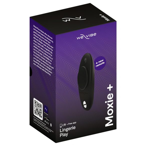 We-Vibe Moxie+ - vibromasseur clitoridien intelligent sans fil (noir)