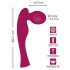 Baguette Sourire - vibromasseur rechargeable (rose)