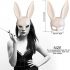 Masque lapin blanc Jogestyle