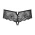 Obsessive Merossa - string ouvert avec strass - noir - L/XL