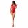 Passion BS064 - body en résille ouvert (rouge) - S-L