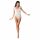 Passion BS064 - Body en résille ouvert (blanc) - Taille S-L