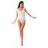 Passion BS064 - Body en résille ouvert (blanc) - Taille S-L