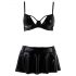 Passion Deby - ensemble soutien-gorge avec minijupe (noir)