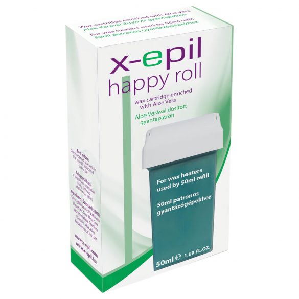 X-Epil Happy Roll - cartouche de cire (50 ml) - aloe vera