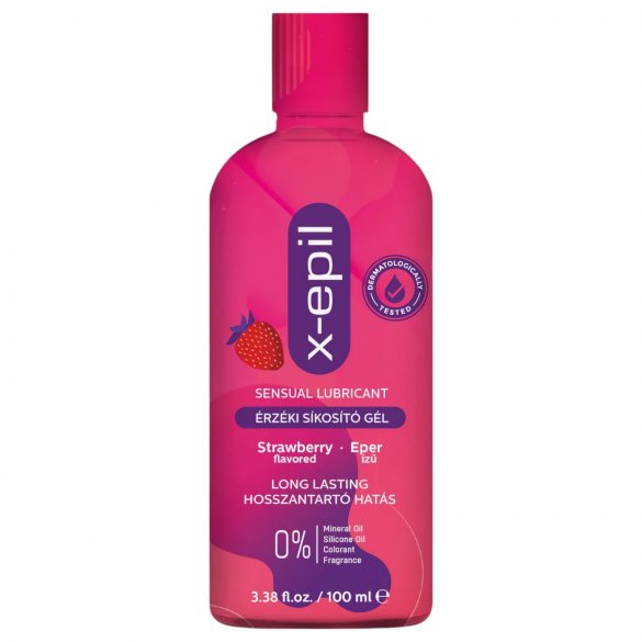 X-Epil - Gel lubrifiant sensuel à la fraise (100ml)