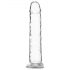 Addiction Crystal - dildo avec ventouse (transparent) - 18 cm