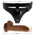 Pretty Love Harnais - avec gode universel - 17 cm (noir)