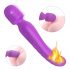 Sex HD Iris - vibromasseur chauffant à batterie, 2 moteurs (violet)