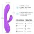 Sex HD Muses - vibromasseur rechargeable et étanche avec fonction chauffante (violet)