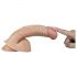 Lovetoy Real Extreme - gode point G avec ventouse et testicules - 21 cm (naturel)