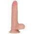 Lovetoy Nature Cock - godemichet réaliste à double couche - 18 cm (naturel)