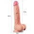 Lovetoy Nature Cock - godemichet réaliste à double couche - 25 cm (naturel)